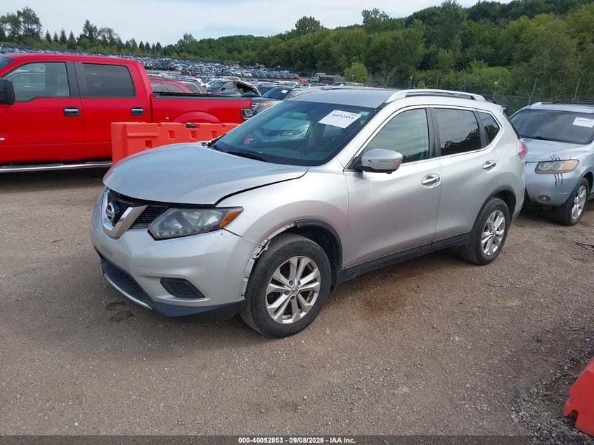 Vin: 5n1at2mt1fc881709, lot: 46552373, nissan rogue sv 20152
