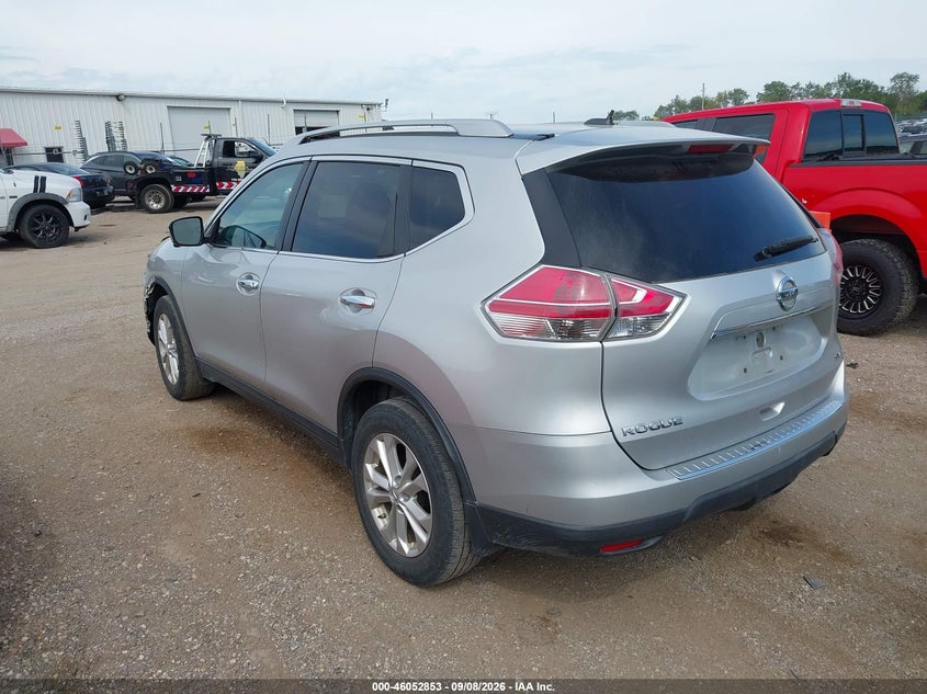 Vin: 5n1at2mt1fc881709, lot: 46552373, nissan rogue sv 20153