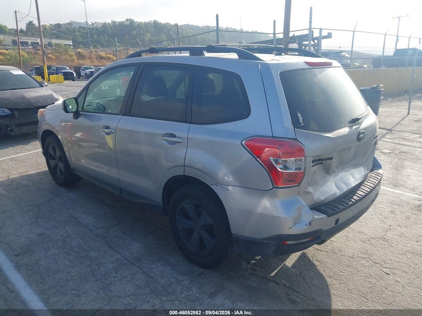 Vin: jf2sjadc0fh531954, lot: 46552402, subaru forester 2.5i premium 20153