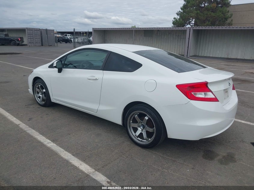 2012 HONDA CIVIC COUPE 1.8L I-4 VVT, REGULAR , 140HP