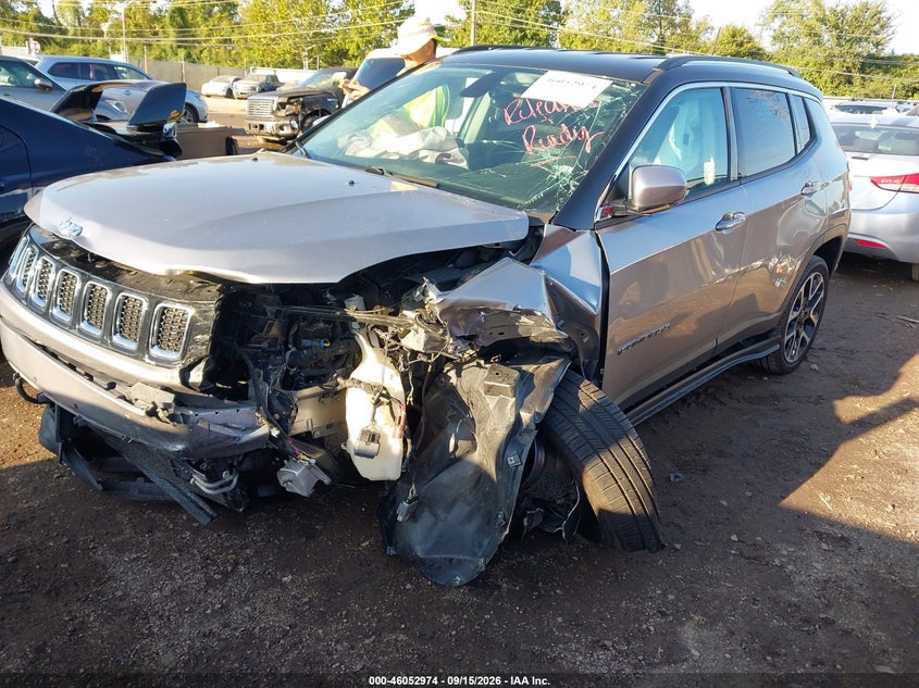 Vin: 3c4njdcb1ht665222, lot: 46552495, jeep new compass limited 4x4 20172