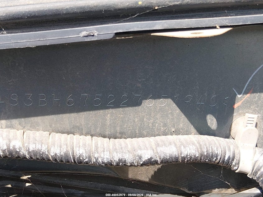SUBARU OUTBACK 2002 VIN 4S3BH675227651940