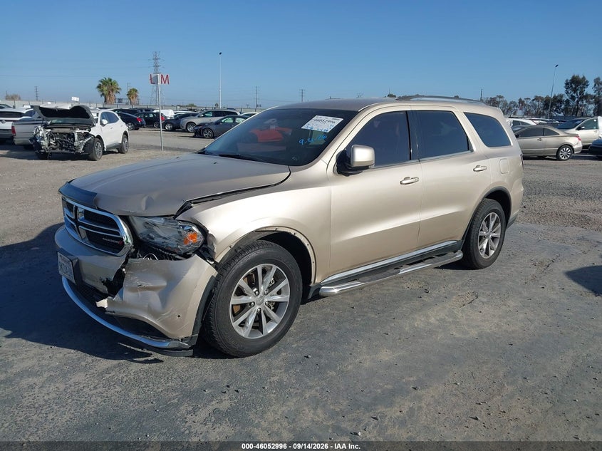 Vin: 1c4rdhdg7fc883698, lot: 46552517, dodge durango limited 20152