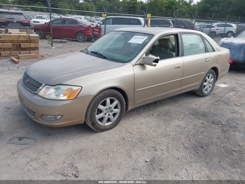 2001 TOYOTA AVALON SEDAN 3.0L V-6 DOHC, VVT, PREMIUM , 210HP