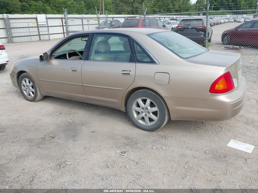 2001 TOYOTA AVALON SEDAN 3.0L V-6 DOHC, VVT, PREMIUM , 210HP