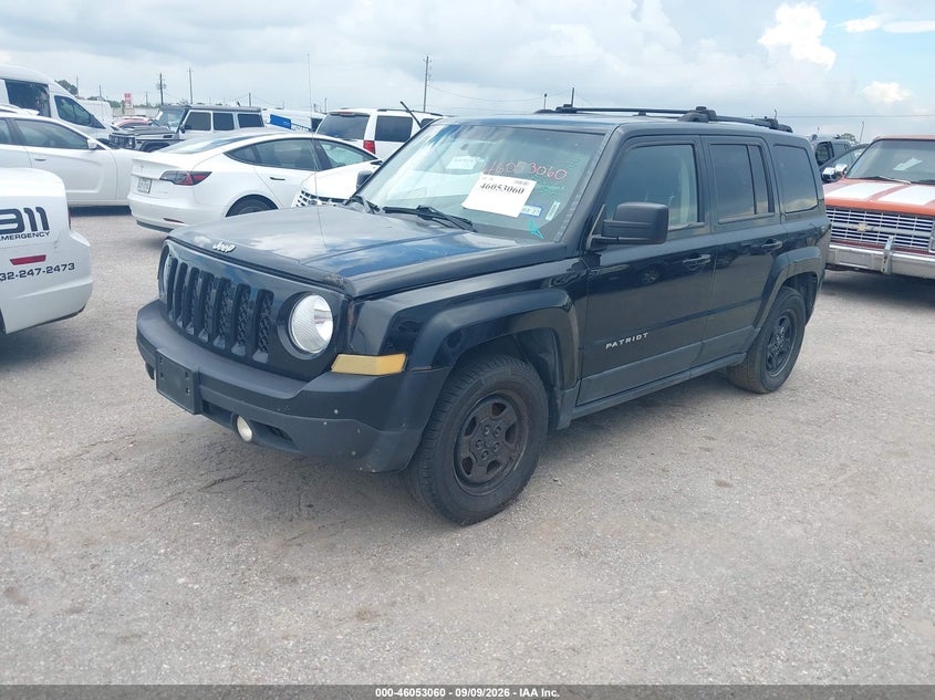 Vin: 1c4njpba3fd304751, lot: 46552581, jeep patriot sport 20152