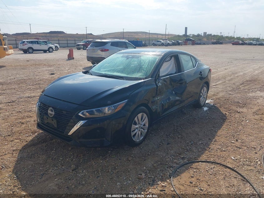 Vin: 3n1ab8bv6sy311658, lot: 46552639, nissan sentra s 20252