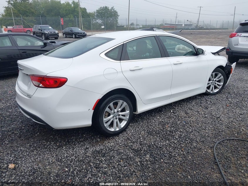 Vin: 1c3cccab3fn617205, lot: 46552672, chrysler 200 limited 20154