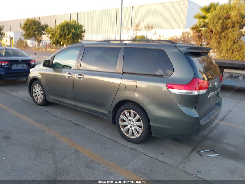 Vin: 5tddk3dc0cs035673, lot: 46552685, toyota sienna limited 7 passenger 20123