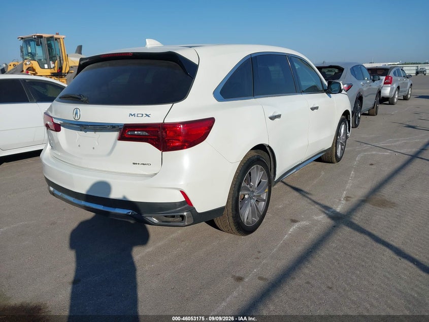 ACURA MDX 2018 VIN 5J8YD4H50JL016618