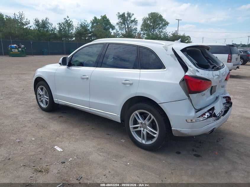 Vin: wa1cfafp3fa089534, lot: 46552725, audi q5 2.0t premium 20153