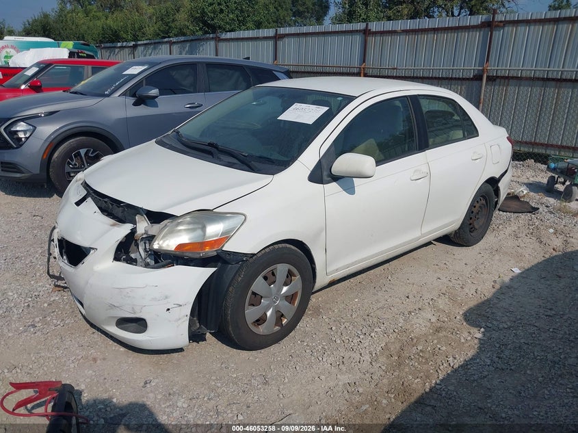2008 Toyota Yaris, Front & Rear, IAAI, VIN JTDBT923081260108 — photo 2