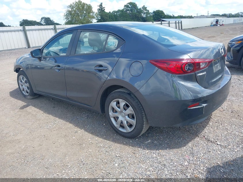Vin: jm1bm1t73f1241081, lot: 46552810, mazda mazda3 i sv 20153