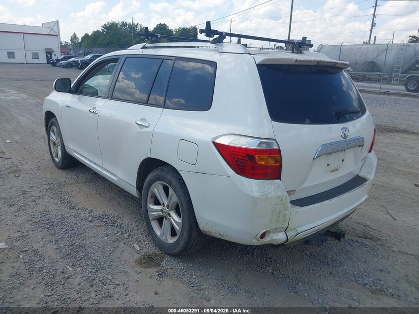 Vin: 5tddk3eh4as004644, lot: 46552812, toyota highlander limited v6 20103