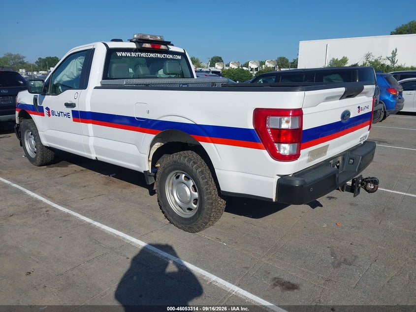 Vin: 1ftmf1eb0nkd52054, lot: 46552835, ford f-150 xl 20223