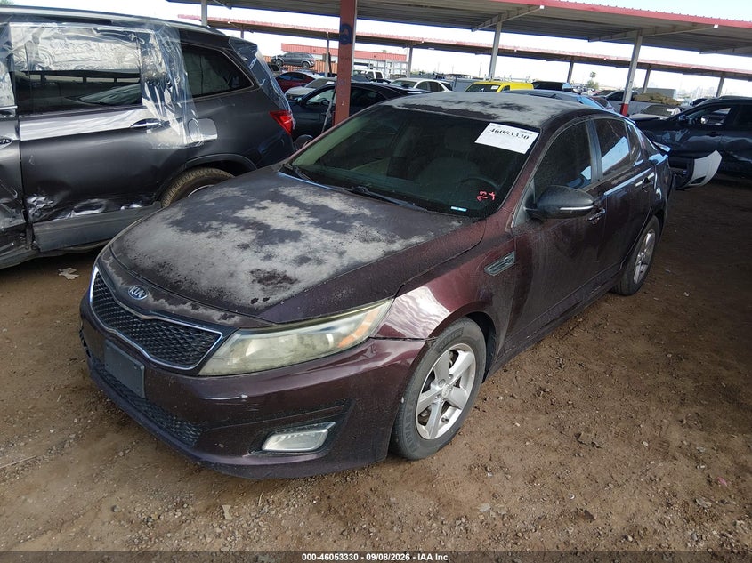 2015 Kia Optima Lx, Удар сзади, IAAI, VIN 5XXGM4A73FG426567 — фото 2