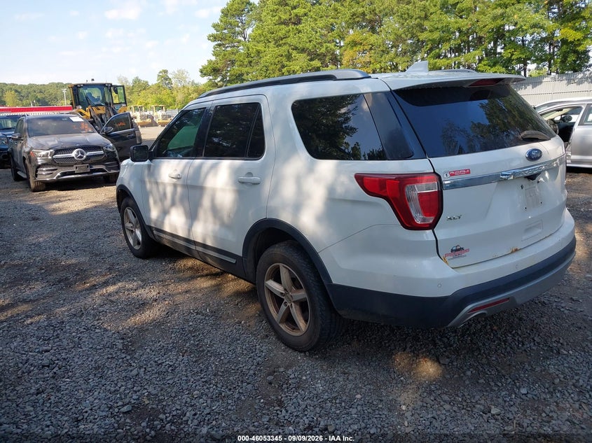 Vin: 1fm5k8d82gga11710, lot: 46552866, ford explorer xlt 20163
