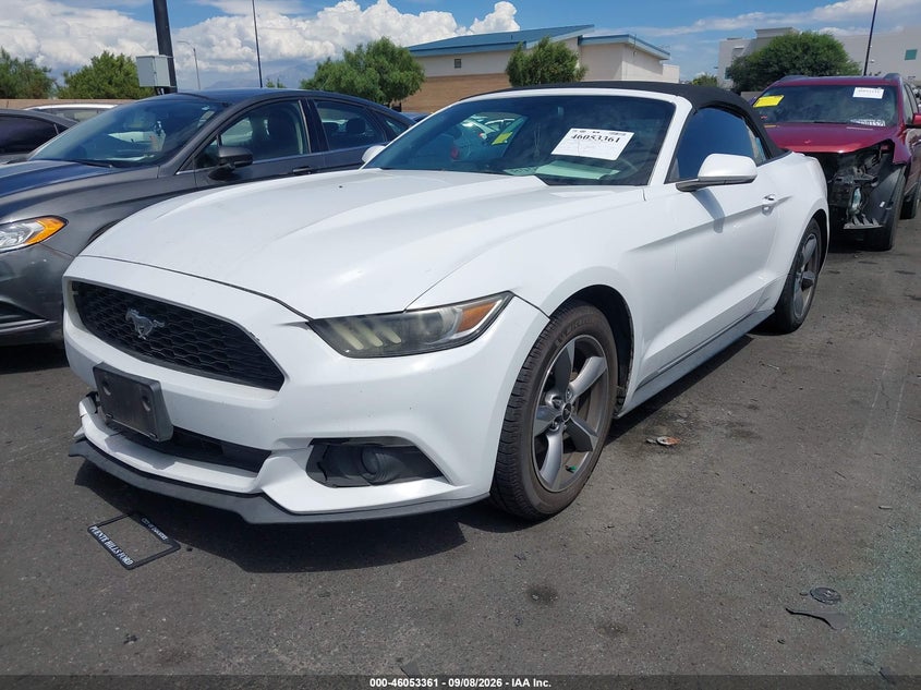 Vin: 1fatp8em4h5316993, lot: 46552882, ford mustang v6 20172