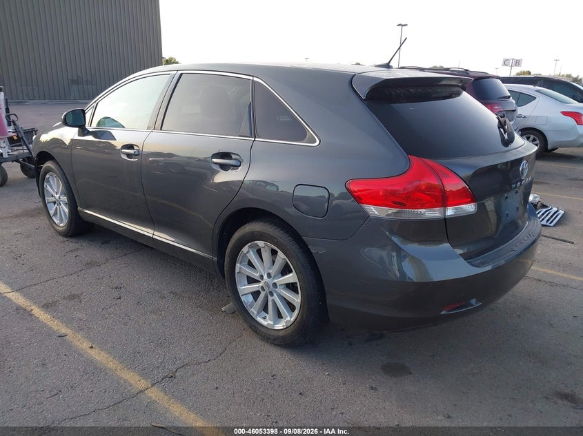 Vin: 4t3ba3bb8au011394, lot: 46552919, toyota venza 20103