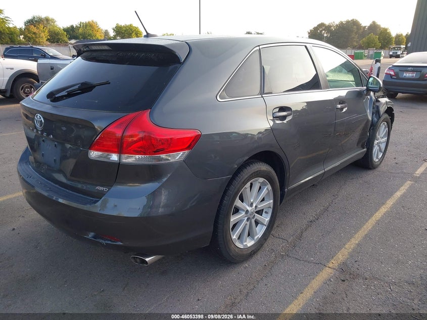 Vin: 4t3ba3bb8au011394, lot: 46552919, toyota venza 20104