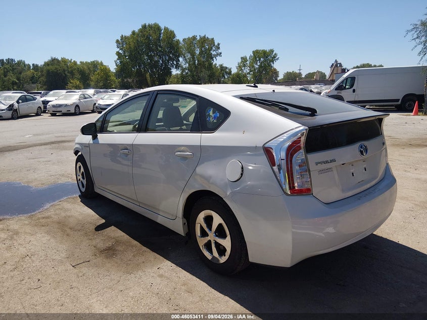 Vin: jtdkn3du1e1748105, lot: 46552932, toyota prius four 20143