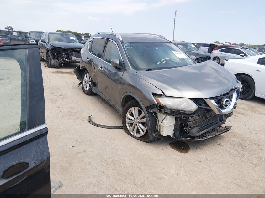 Vin: knmat2mt5gp606343, lot: 46552966, nissan rogue sv 20161