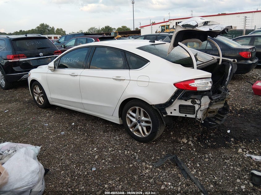 Vin: 3fa6p0hd3er134656, lot: 46552967, ford fusion se 20143