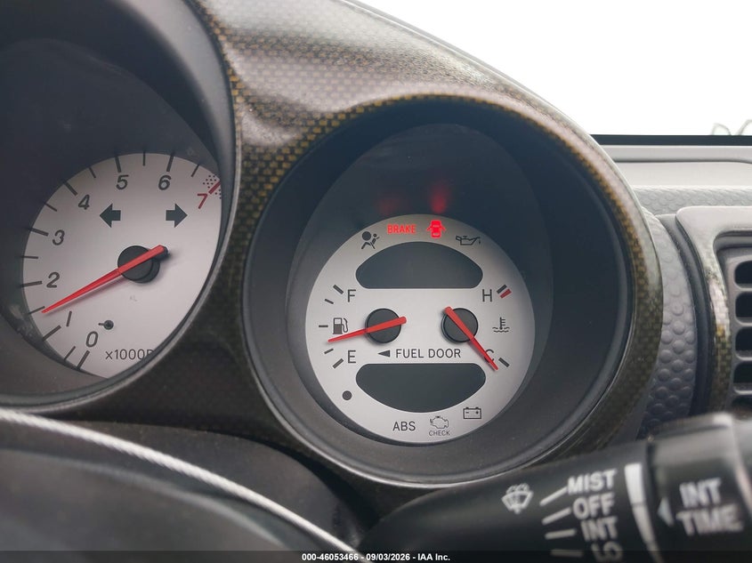 2001 TOYOTA MR2 CABRIO 1.8L I-4 DOHC, VVT, REGULAR , 138HP