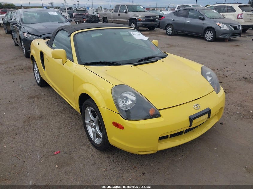 TOYOTA MR2 SPYDER 2001 VIN JTDFR320610037795