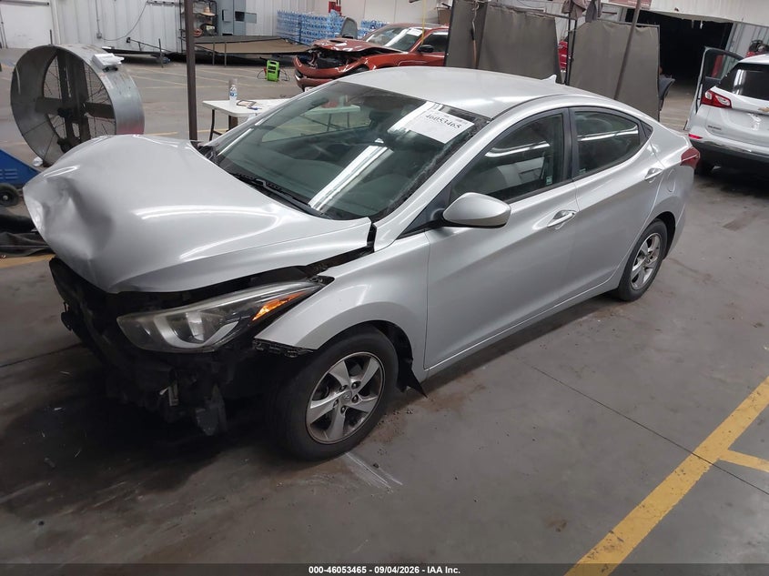 Vin: 5npdh4ae6fh554683, lot: 46552987, hyundai elantra se 20152