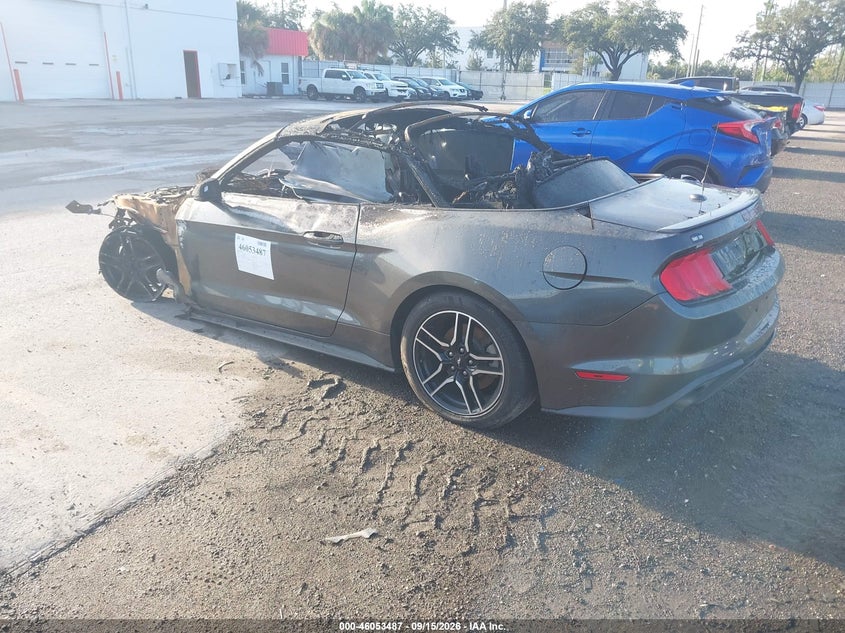 Vin: 1fatp8uh3j5119274, lot: 46553008, ford mustang ecoboost premium 20183