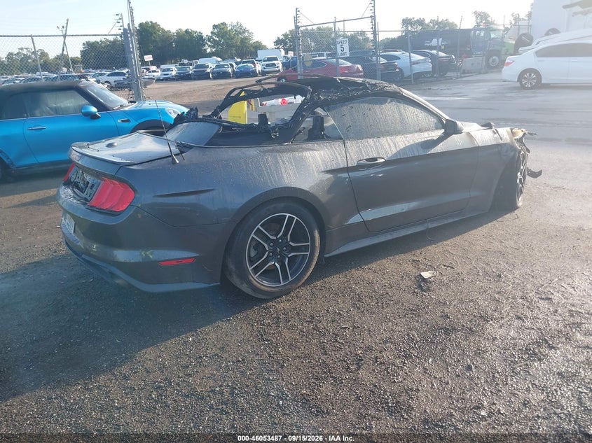 Vin: 1fatp8uh3j5119274, lot: 46553008, ford mustang ecoboost premium 20184