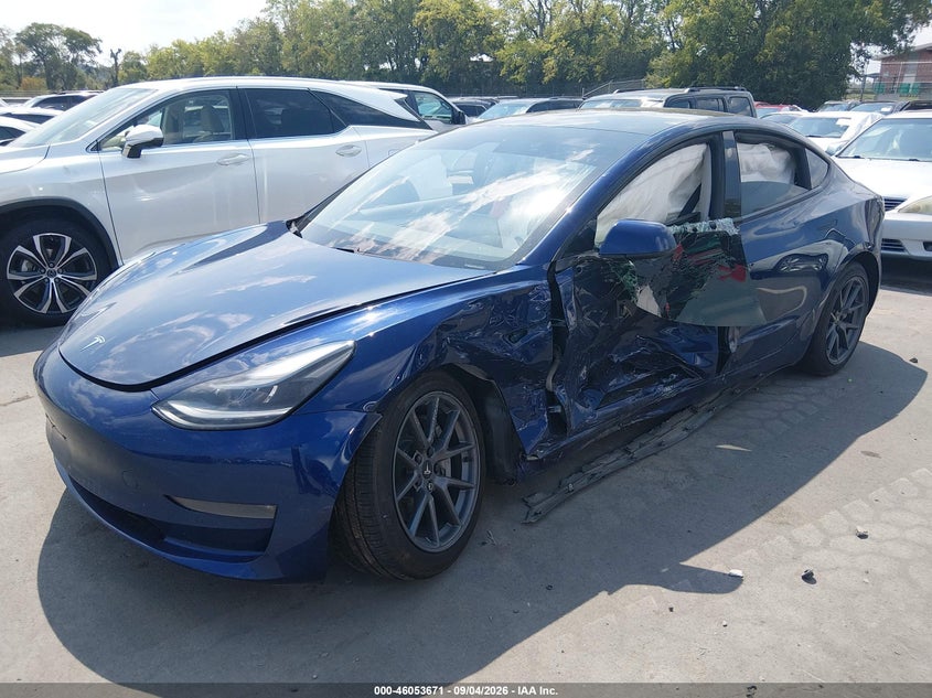 Vin: 5yj3e1eb8mf948037, lot: 46553192, tesla model 3 long range dual motor all-wheel drive 20212