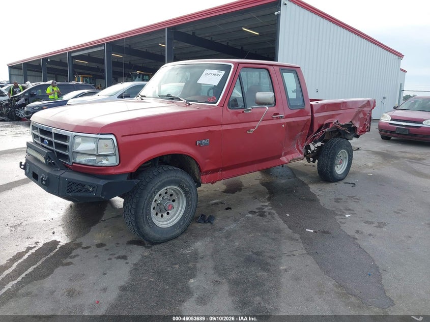 1993 Ford F150, Left Side, IAAI, VIN 1FTEX14Y7PKA93542 — photo 2