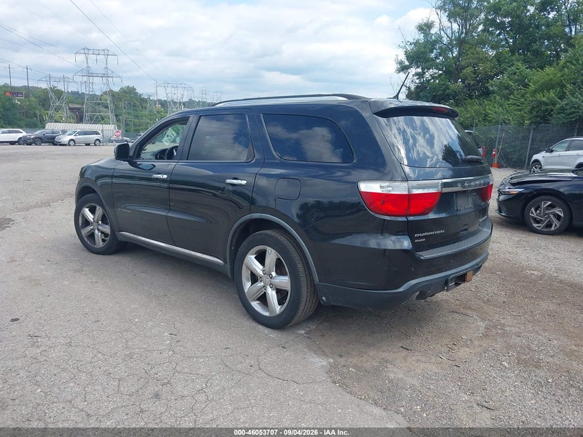 DODGE DURANGO 2011 VIN 1D4SE5GT2BC632736