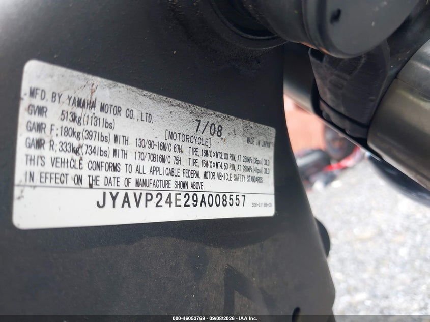 YAMAHA XVS1300 2009