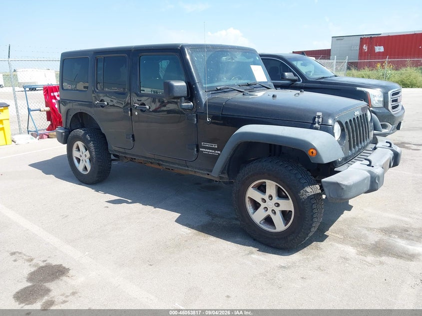 Vin: 1c4bjwdg1gl288247, lot: 46553338, jeep wrangler unlimited sport 2016 img_1