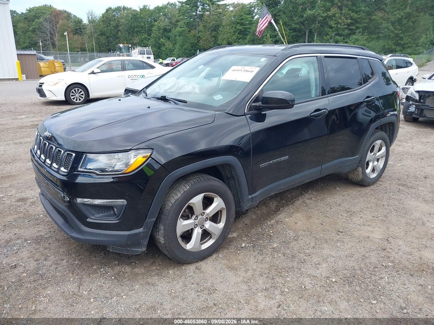 Vin: 3c4njdbb6jt114775, lot: 46553381, jeep compass latitude 4x4 20182