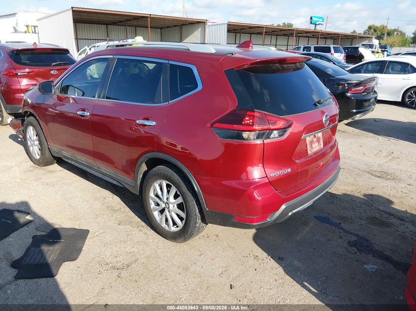 Vin: 5n1at2mt3jc704622, lot: 46553464, nissan rogue sv 20183