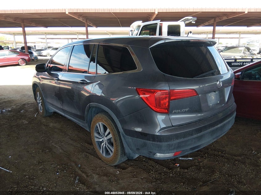 Vin: 5fnyf5h51jb004995, lot: 46553466, honda pilot ex-l 20183