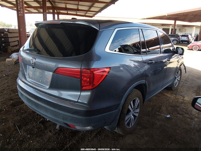 Vin: 5fnyf5h51jb004995, lot: 46553466, honda pilot ex-l 20184