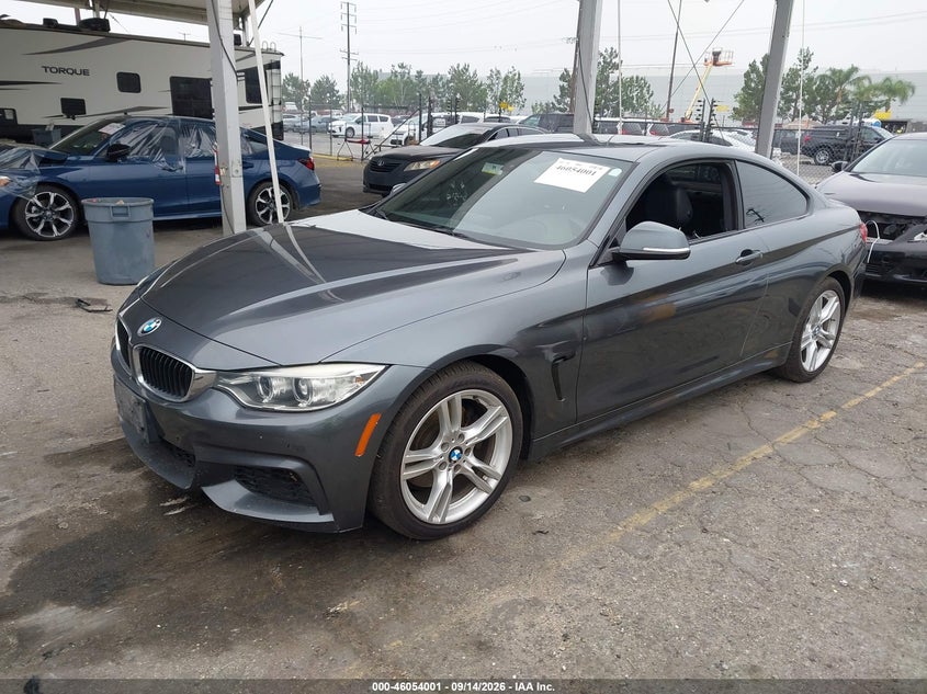 Vin: wba3n7c50fk224233, lot: 46553522, bmw 428i 20152