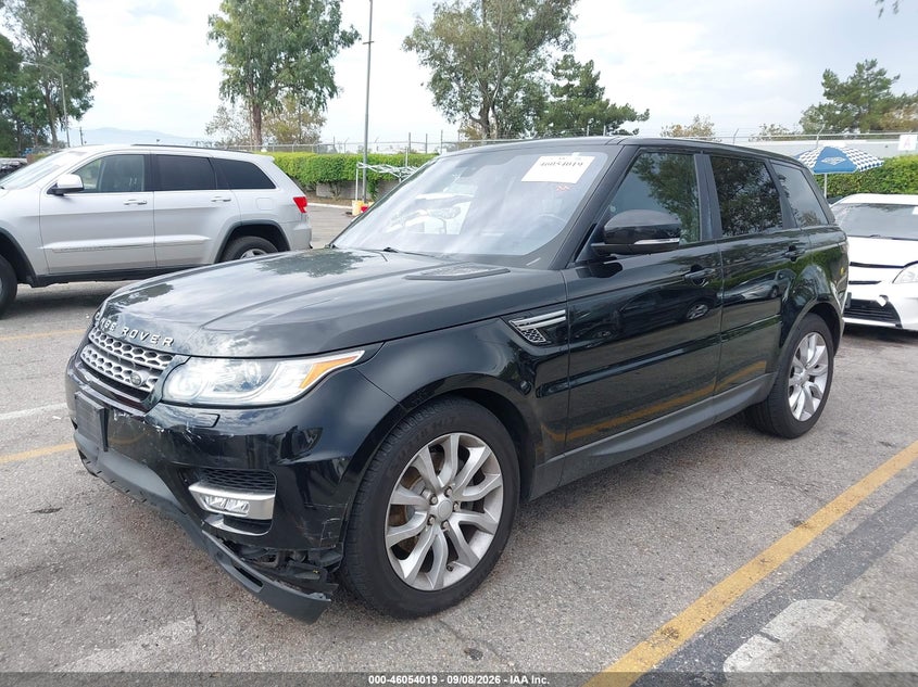 Vin: salwr2vf7ga563925, lot: 46553539, land rover range rover sport 3.0l v6 supercharged hse 20162