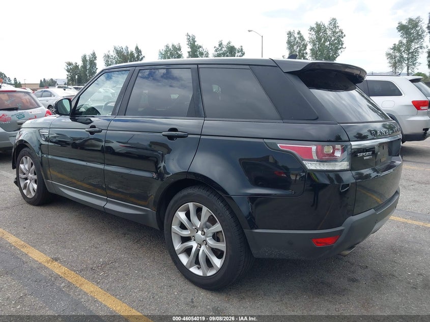 Vin: salwr2vf7ga563925, lot: 46553539, land rover range rover sport 3.0l v6 supercharged hse 20163