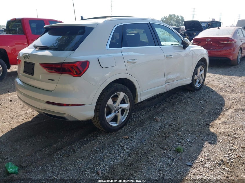 Vin: wa1aecf32l1032272, lot: 46553553, audi q3 premium 45 tfsi quattro tiptronic 20204