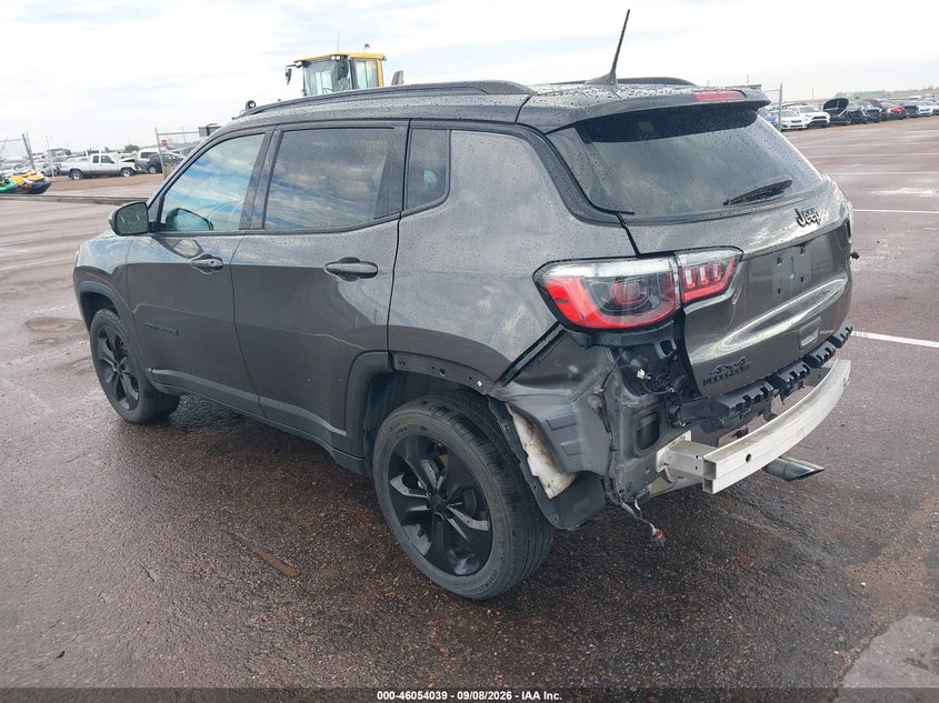 Vin: 3c4njdbb0mt549327, lot: 46553560, jeep compass altitude 4x4 20213