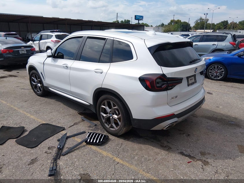 Vin: 5ux53dp01n9k69409, lot: 46553567, bmw x3 xdrive30i 20223