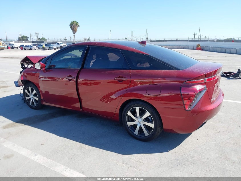 Vin: jtdbvrbd9ka005564, lot: 46553585, toyota mirai 20193