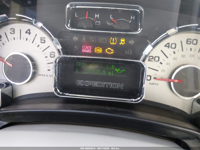 FORD EXPEDITION 2009 VIN 1FMFU195X9LA07287