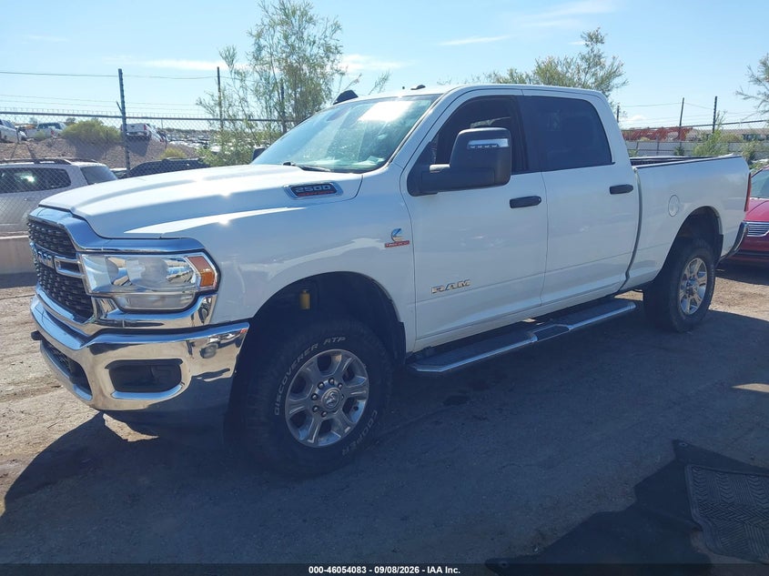 Vin: 3c6ur5dl0rg100785, lot: 46553604, ram 2500 big horn  4x4 6'4 box 20242